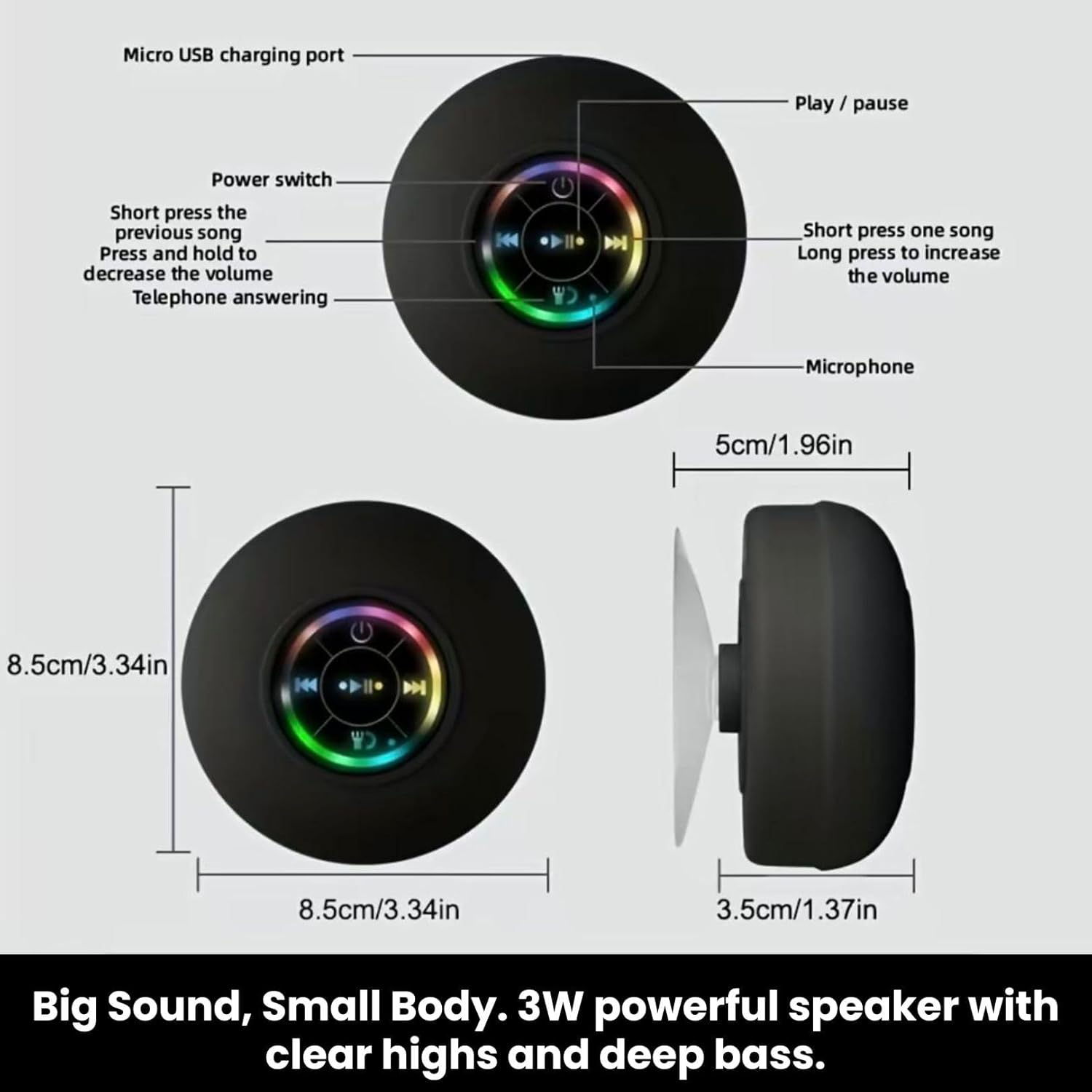 Boxă Bluetooth rezistentă la apă